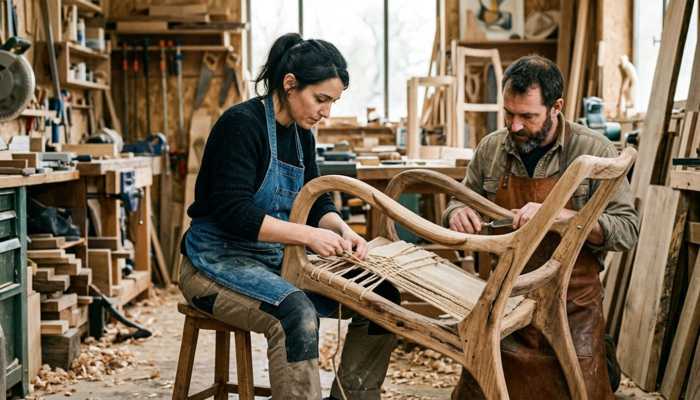 Quand les artistes rencontrent le bois, naissance d’un mobilier singulier